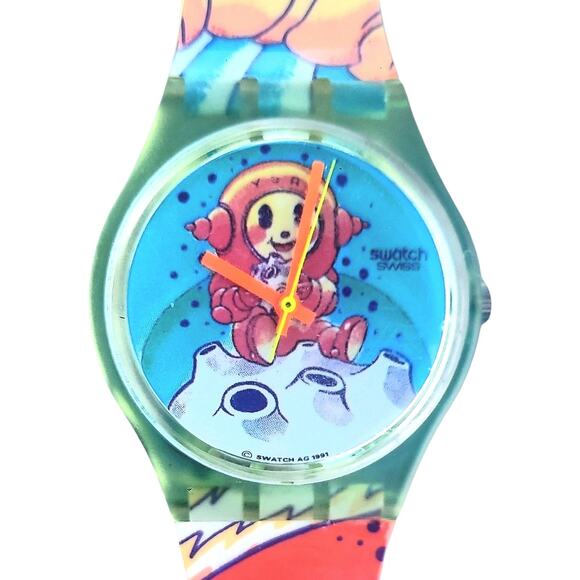 Swatch Watch YURI GG118 1992 Designed By Igor Tuveri Display Dummy Or Parts - Picture 2 of 7